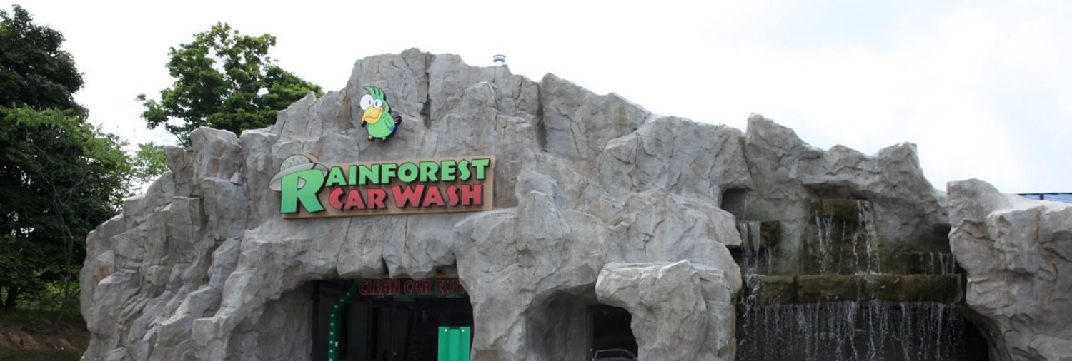 Front exterior of Rainforest Car Wash