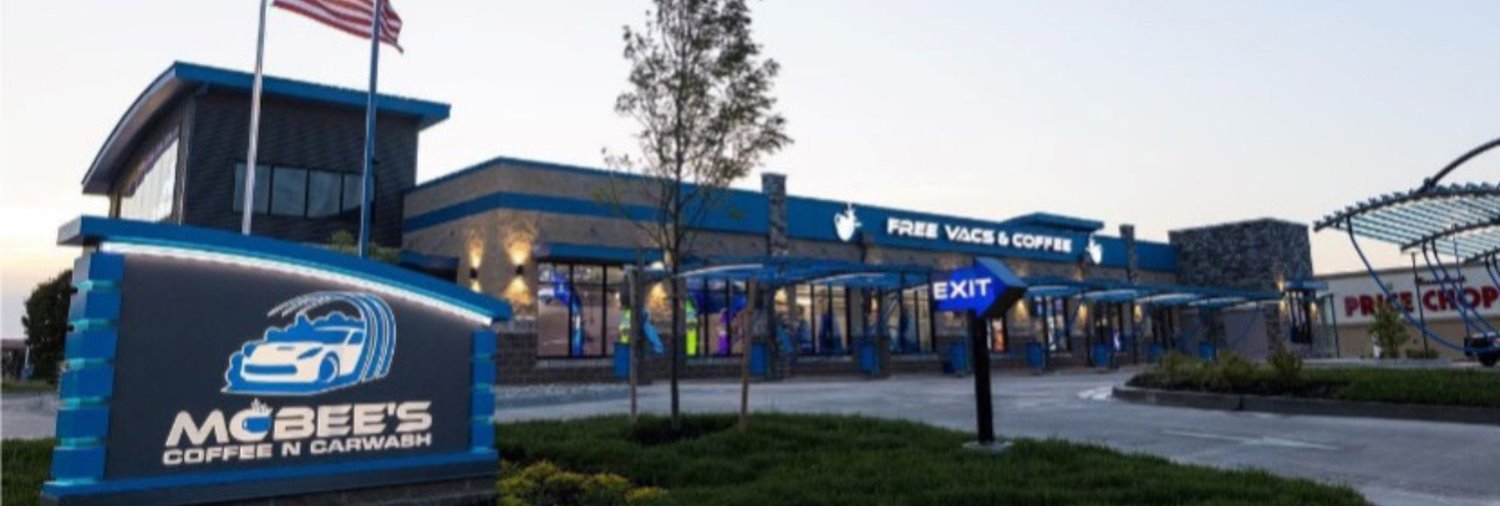 Photo of outside of McBees Carwash