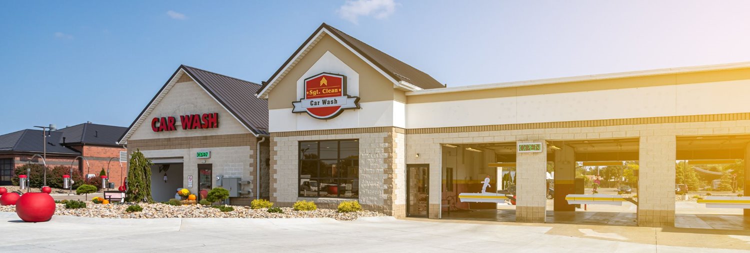 exterior of sgt. clean's car wash in green, OH