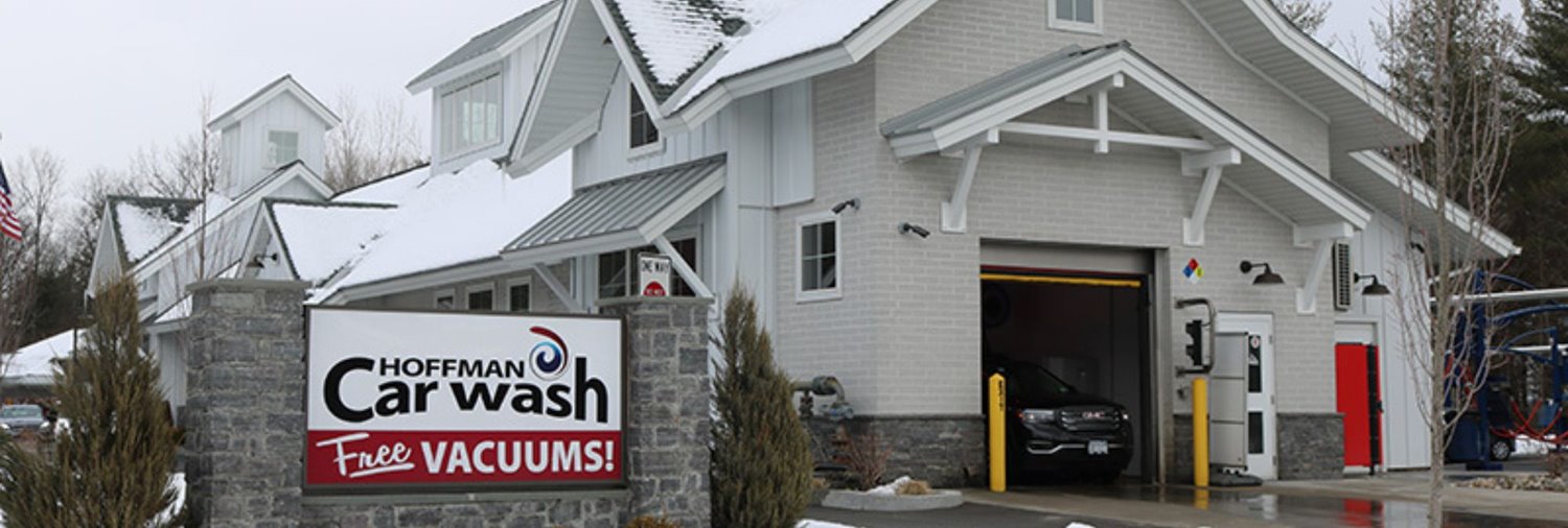 Vehicle exiting Hoffman car wash