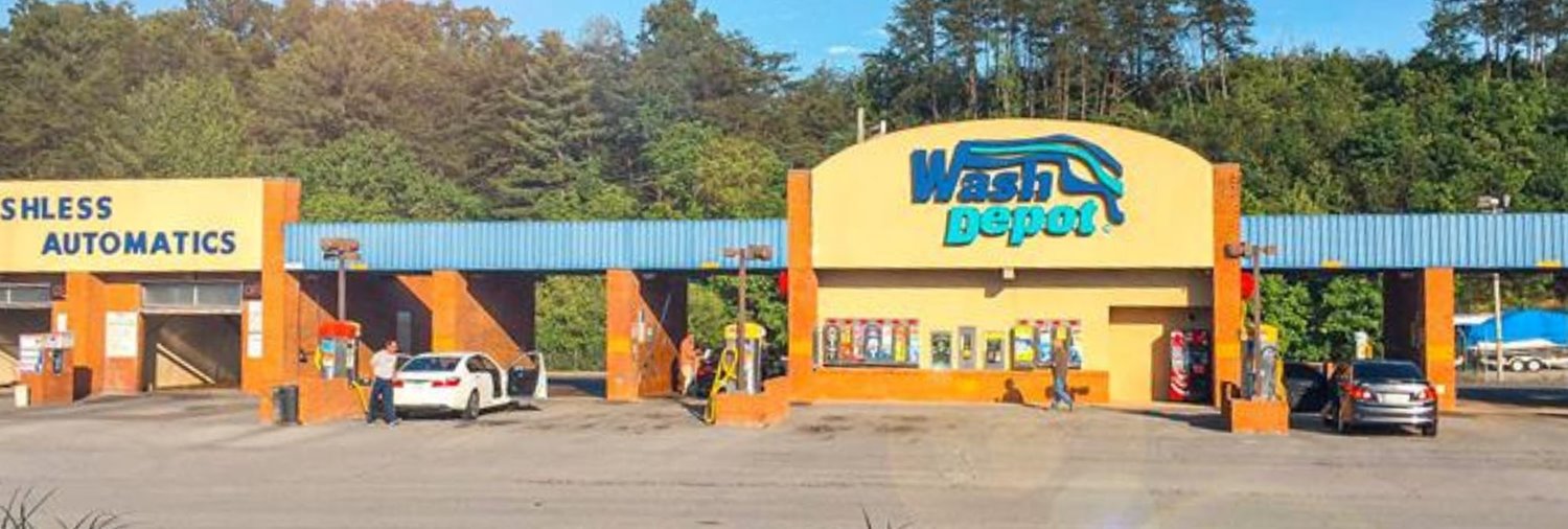 exterior of wash depot car wash